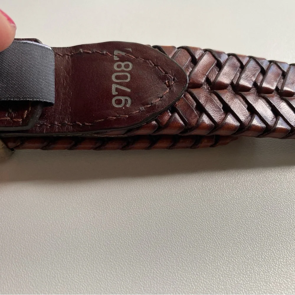 Brighton Braided Leather Belt